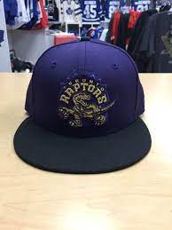 Toronto Raptors Custom New Era 7 3 8 Purple Black And Gold Hat Cap Ovo Drake Gold Hats Purple And Black Hats