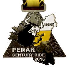 Perak century ride gold edition 2019. Medal Old Roots New Routes