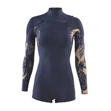 Patagonia Womens R1 Lite Yulex 2mm Long Sleeve Chest Zip Spring Wetsuit 2018