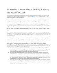 Sure, they might occasionally offer a suggestion or two, but for the most part, your life coach will ask powerful questions to help you find the right answers and. All You Must Know About Finding Hiring The Best Life Coach By Hollywoodcoachingmethod Issuu