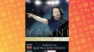 2014 Wgbh Auction 4 Premium Tickets To Yanni At Blue Hills Bank Pavilion