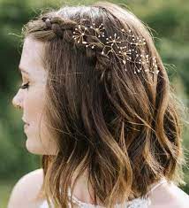 Hairstyles for medium hair with a veil. 12 Simple And Latest Wedding Hairstyles For Medium Hair I Fashion Styles