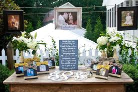 Memorial Table Memory Table Celebration Of Life Memorial Service
