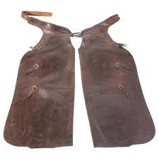 George Lawrence Western Leather Cowboy Chaps sold at auction