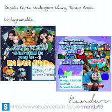 Fathonan desain undangan ulang tahun anak anak karakter doraemon cdr. Kartu Undangan Ulang Tahun Anak