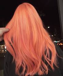 1 707 Likes 42 Comments Miju Los Angeles Hair Dearmiju On Instagram Fire Mijuvansalon Stepharvey Blorange Hair Hair Color Orange Peach Hair