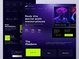 Burnart Tera Nft Marketplace Website In 2021 Modern Web Design Website Design Inspiration Design