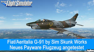The story of skunk works. Fiat Aeritalia G 91 By Sim Skunk Works Neue Payware Angetestet Microsoft Flight Simulator Youtube