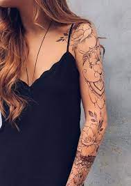 There Is Something Magical And Attractive About Sleeve Tattoos For Women They Make Ladie Sleeve Tattoos For Women Feminine Tattoo Sleeves Floral Tattoo Sleeve