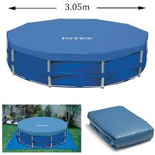 Bâche de protection pour piscine tubulaire ronde de 3,66 m de diamètre. Bache Pour Piscine Tubulaire Ronde Intex 3 05 M Pas Cher En Vente Sur Stock Nautigames Com