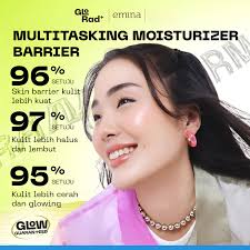 Emina GloRad+ Instant Soothing & Barrier Lock 9-Hyalucica Glow Moisture Gel  50ml