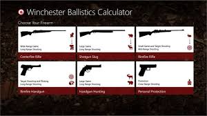 Get Winchester Ballistics Calculator Microsoft Store