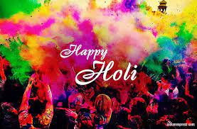 I wish you a happy and colorful holi! Happy Holi 2018 Photos Images Greetings Wishes Messages
