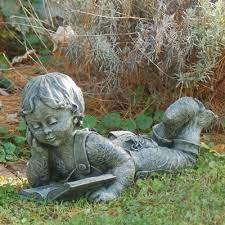 Fleur De Lis Living Vara Michael Statue In 2021 Ladybug Garden Garden Statues Outdoor Statues