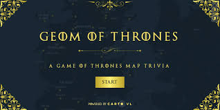 When you're busy planning an amazing thanksgiving dinner, one of the tasks that might fall by the wayside is finding the time to think up engaging ways to entertain guests before the feast starts or after the meal is done. Making The Map Game Of Thrones Trivia Carto Blog