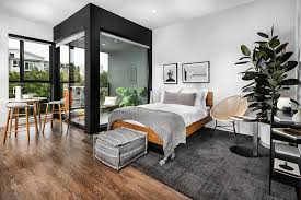 Designed by michael amini with the collaboration of actress jane seymour, this striking bedroom set, inclusive of a california king bed, nightstand, dresser, and mirror, offers refined contemporary beauty. The Line Lofts Hollywood California Aspire Design And Home
