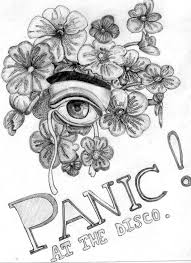 Panic At The Disco Art Drawing Emo Art Panic At The Disco Lyric Drawings