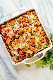 Roasted Veggie Enchilada Casserole