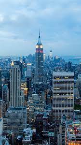 1080x1920 1080x1920 Wallpaper New York Buildings Skyscrapers Night View New York Nyc Art Print City