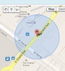 Google search can now be enabled by a check box more settings are now saved such as toggle markers, google search and map type 5.0: How To Add Circles Around Markers On Google Maps Api Stack Overflow