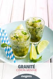 Granite Citron Menthe Recette Granite Menthe Magimix
