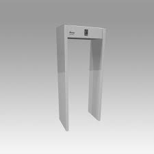 7 inch lcd screen control unit: 3d Multizone Door Frame Metal Detector Cgtrader