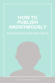 Get a certificate as a professional book publisher in 6 weeks online. Can You Publish A Book Anonymously Yes Absolutely Click Through To Learn How To Publish Anonymously And Pen Name How To Get A Book Published Writing A Book