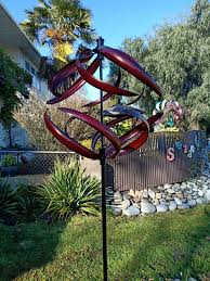 Nz birds fern and flower gifts. Sassy Red Wind Sculpture Selao Home And Garden Art