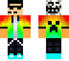 Multiface Rainbow Creeper Boy Minecraft Skin Home home arrow_right minecraft community. minecraft skins