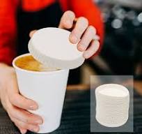 Amazon.com : 100pcs Disposable Cup Coverware 8 X 8cm Coffee ...