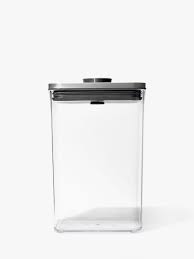 The health and safety of your family might be the most vital reason you must opt to stainless steel storage containers the uk. Oxo Pop Stainless Steel Lid Rectangular Kitchen Storage Container Clear