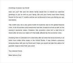 Free 7 Sample Friendly Letter Templates In Pdf Ms Word