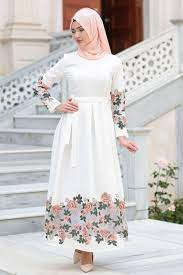 Neva Style Hakim Yaka Cicek Baskili Somon Tesettur Elbise 17535smn Tesetturisland Com Elbise Modelleri Elbise Giyim
