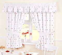 polka dot kitchen curtains home