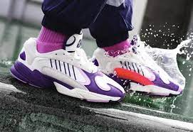 Check out the official images below for a better look at the new adidas x dbz collection. Buy The Dragon Ball Z X Adidas Yung 1 Frieza Here Kicksonfire Com