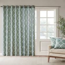 Madison Park Saratoga 84 Inch Grommet Top Patio Door Window Curtain Panel Bed Bath Beyond Patio Door Curtains Panel Curtains Single Patio Door
