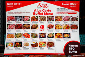 A korean bbq hub with a unique concept for casual diners located at solaris.feel free to bring along. Hwa Ga Ala Carte Korean Bbq Buffet Solaris Mont Kiara