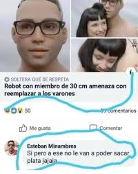 Eilyn Vera 10 10h h Laũ Seguir feb 11 Los hombres por qué no inventan un  mundo y se van de este? 2 Me gusta 1 comentario Comentar Enviar Compartir Rony  Gamez
