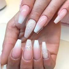 Coffin nail designs are the favorite among celebrities these days who have adopted this trend in a big way. Cute Coral And White Ombre Nails Nail And Manicure Trends