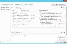 Run gpedit.msc → create a new gpo → edit . Applying Password Settings Objects On Windows Server 2012 R2 Technig