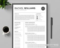 Minimal creative cv resume template #67714. Cv Template For Ms Word Curriculum Vitae Best Selling Cv Template Design Cover Letter One Page Two Page Three Page Resume Professional Resume Modern Resume Instant Download Cvtemplates Co Nz