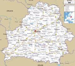 The biggest of these was the soviet union (the union of soviet socialist republics) which was made up of countries such as russia, belarus, latvia, ukraine, georgia and a number of other countries. Large Road Map Of Belarus With Cities And Airports Belarus Europe Mapsland Maps Of The World