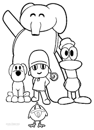 Color pocoyo drawings is so fun! Pin On Film Tv Shows Coloring Pages