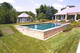 Pool Built Into Hill Design Ideas Pictures Remodel And Decor Backyard Pool Landscaping Building A Pool Small Backyard Pools