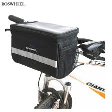 Roswheel Bisiklet Bisiklet Gidon Cantasi Bisiklet On Cantasi Bycicle Bisiklet Aksesuarlari Bisiklet Aksesuar Siyah Handlebar Bag Bike Panniers Bicycle Bag