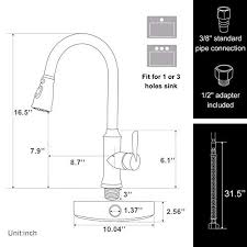 Maybe you would like to learn more about one of these? Pull Down Kitchen Sink Faucet Contemporary Matte Black Single Handle Gooseneck Stainless Steel Pull Out Kitchen Faucet With Sprayer Peppermint Pricepulse