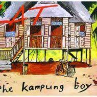 Yah, gambaran suasana pedesaan yang penuh dengan kedamaian tentunya akan memberikan ketenangan batin untuk kita yang memandangi dan mencari arti dan makna dari kehidupan sosial. Lukisan Rumah Kampung Kartun