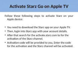How to activate starz on sling tv Activate Starz On Roku Apple Tv Amazon Tv Playstation Youtube