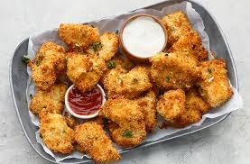 A bag of breaded chicken strips. Air Fryer Chicken Nuggets Crispy Tender Kitchen Hoskins
