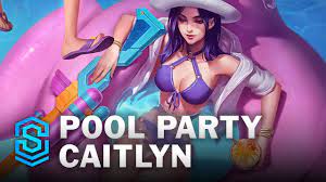 Pool Party Caitlyn (2021 ASU) Skin Spotlight - League of Legends - YouTube